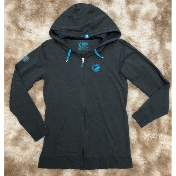 North Shore WaterShed Other - North Shore WaterShed Men 3XL Charcoal Gray Bamboo Cotton Full Zip Hoodie Hawaii